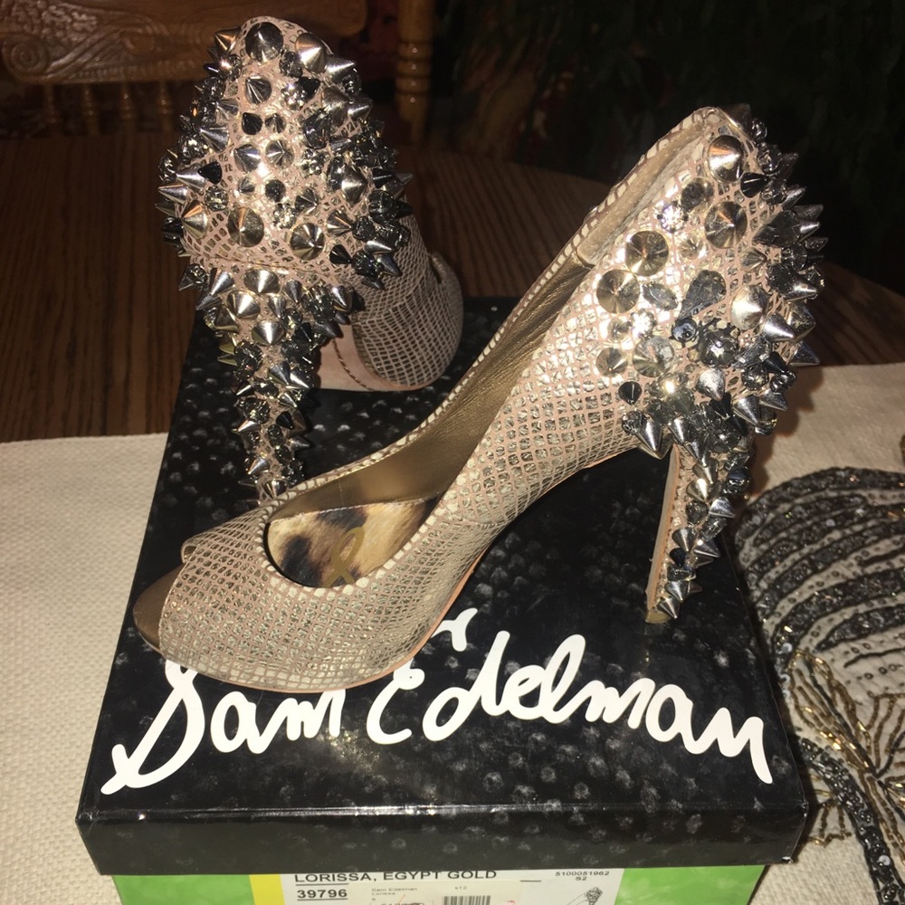 Studded Sam Edelman heels